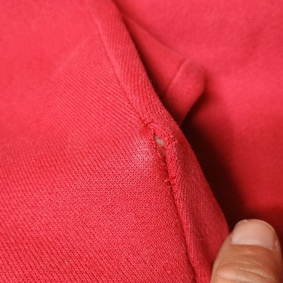 Vintage 1992 Trench Chicago Bulls NBA Red Crewneck Sweatshirt XL - Picture 5 of 9